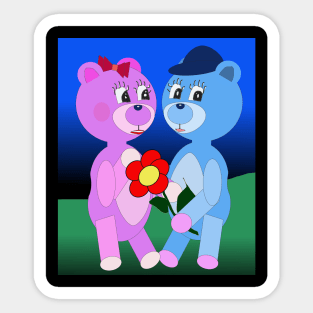 Bears in love Sticker